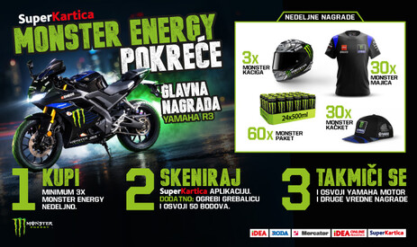 MONSTER ENERGY POKREĆE!