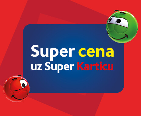 SUPER CENA UZ SUPER KARTICU
