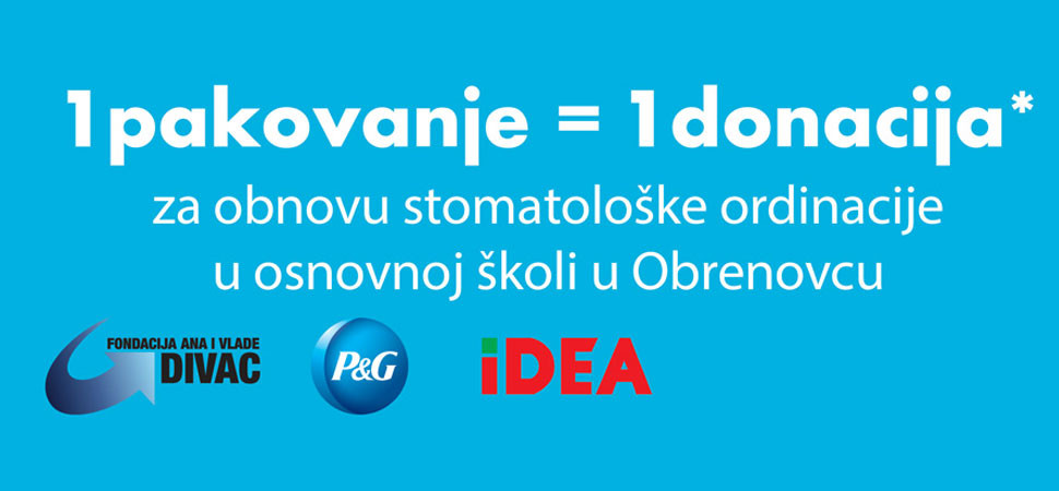 1 pakovanje - 1 donacija