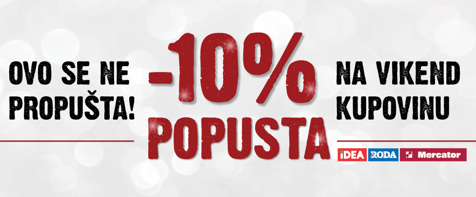 10% popusta na kupovinu