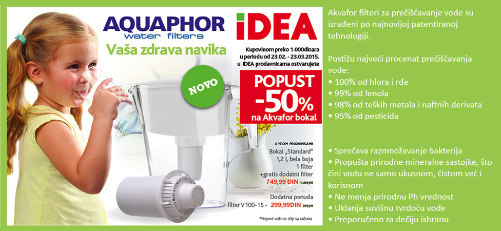 50 Popusta Na Akvafor Bokal Idea