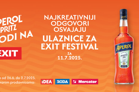 APEROL SPRITZ TE VODI NA EXIT FESTIVAL