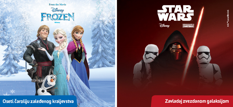 Avantura uz Frozen i Star Wars se nastavlja