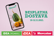 BESPLATNA DOSTAVA iz IDEA, IDEA organic i Mercator prodavnica