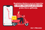 BESPLATNA DOSTAVA preko aplikacije Glovo