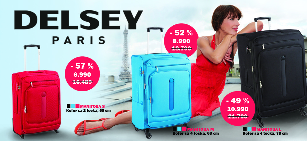 Do 55% popusta na kofere