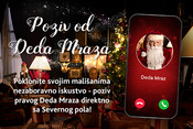 IDEA, Roda i Mercator su pripremili najlepše iznenađenje za mališane: Poziv od pravog Deda Mraza
