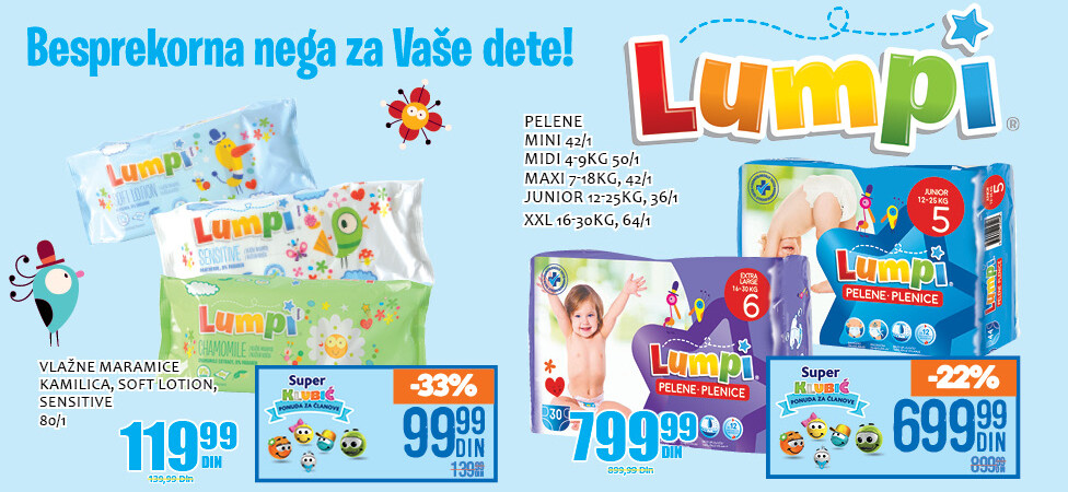 Lumpi ponuda za članove Super klubića