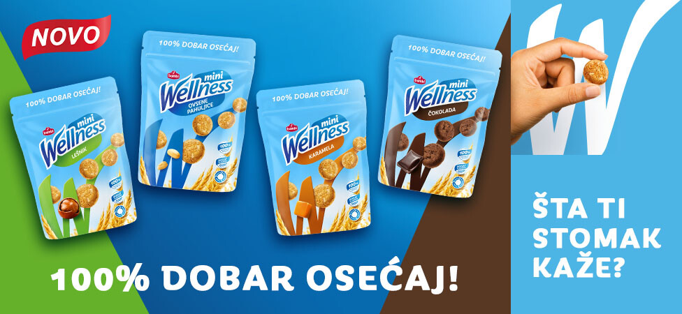NOVA DIMENZIJA UŽIVANJA: MINI WELLNESS BISKVITI