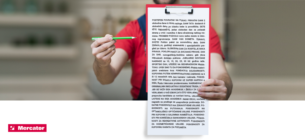Nova radna mesta i dugačak spisak benefita: sve o uslovima koje nudi kompanija Mercator-S