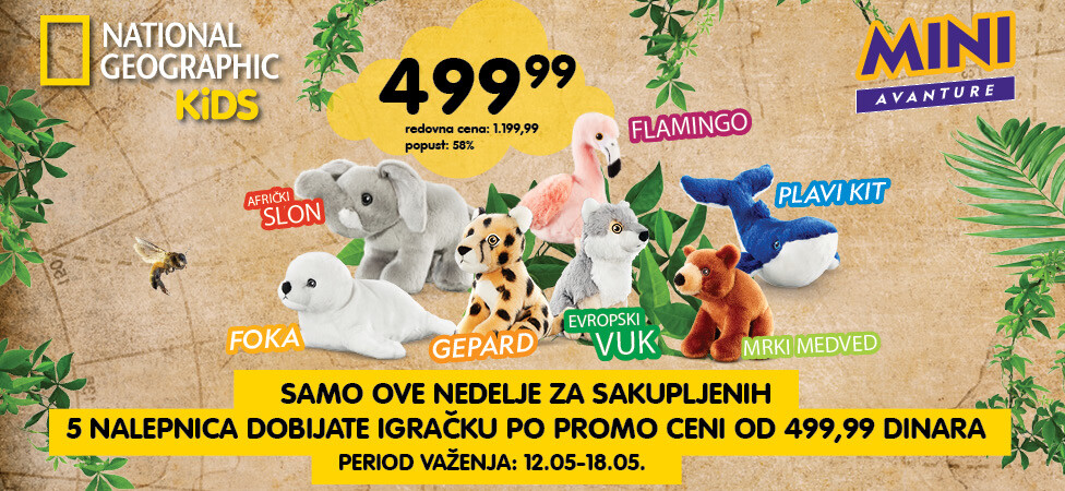 Ove nedelje igračkice Mini Avantura po sniženoj ceni