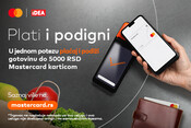 Podignite gotovinu dok plaćate Mastercard karticom