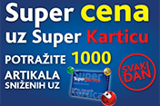 Preko 1.000 proizvoda na sniženju uz Super Karticu