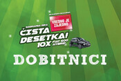 Preliminarni spisak dobitnika nagradne igre “Čista desetka”