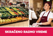 Skraćeno radno vreme IDEA, Roda i Mercator prodavnica tokom prvomajskih praznika