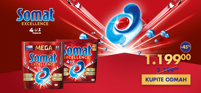 Somat Excellence tablete za mašinsko pranje posuđa