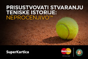 Super Kartica i MasterCard vas vode na Roland-Garros