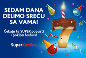 Super Kartica obeležava sedmi rođendan