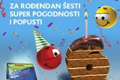 Super Kartica - za rođendan šesti super pogodnosti i popusti