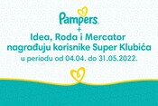 Zašto roditelji biraju Pampers u IDEA Super, Roda i Mercator prodavnicama?