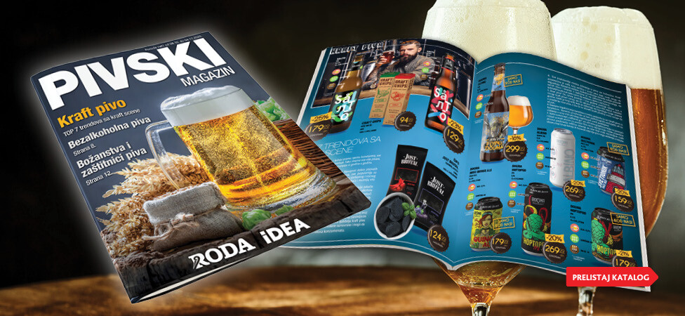Pivski magazin u IDEA, Roda I Mercator prodavnicama