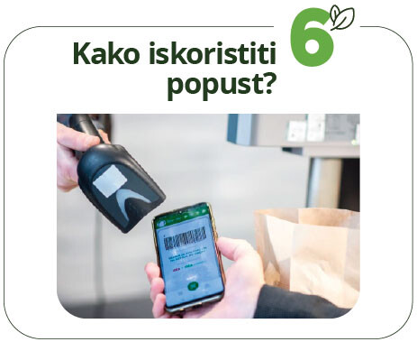 Kako iskoristiti popust?